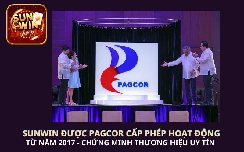 Giấy phép hoạt động từ PAGCOR giúp Sunwin củng cố niềm tin và thu hút hơn 10 triệu người chơi trên khắp thế giới