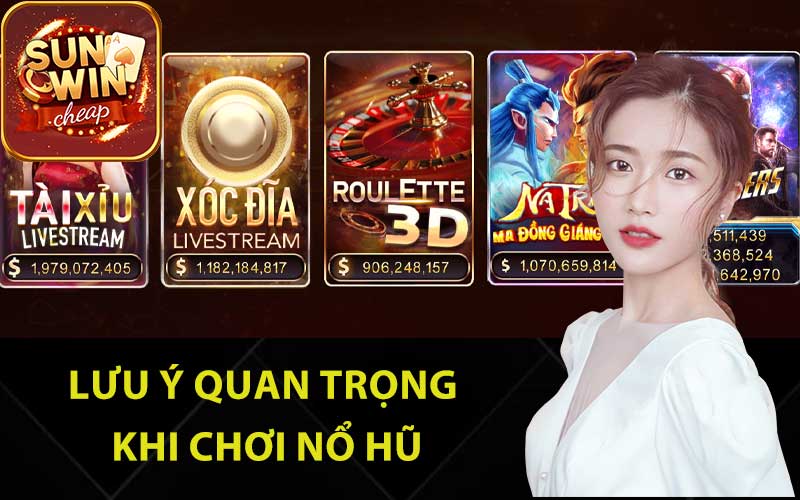 Lưu ý quan trọng khi chơi nổ hũ